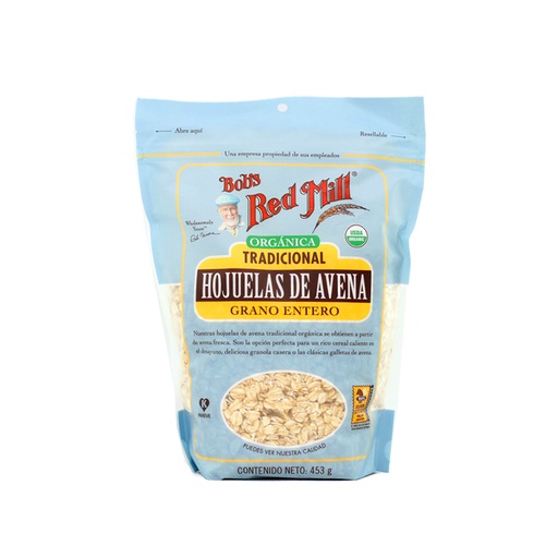 [039978809520] Avena rolada regular orgánica 453 g Bob's Red Mill
