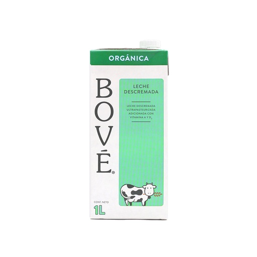 [7501639304727] Leche descremada orgánica 1L Bové