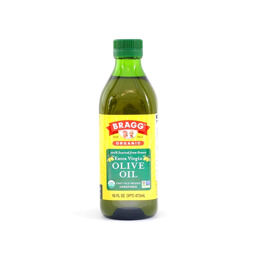 [074305020162] Aceite de oliva extra virgen orgánico 473 ml Bragg