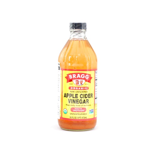 [074305200007] Vinagre de sidra de manzana 473 ml Bragg