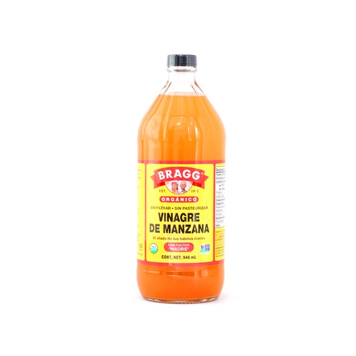 [074305200014] Vinagre de sidra de manzana 946 ml Bragg