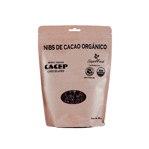 [674896000989] Nibs de cacao 500 g Cacep