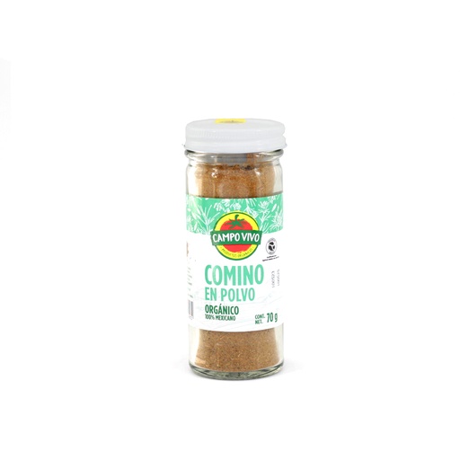 [7502236174072] Comino  Orgánico en Polvo 60 G Campo Vivo