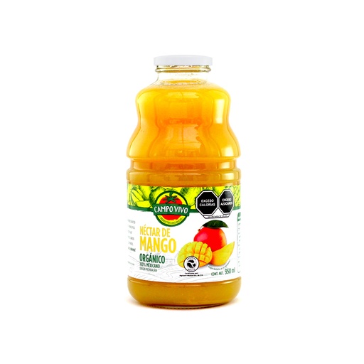 [7502236171224] Néctar de mango orgánico 950 ml Campo Vivo