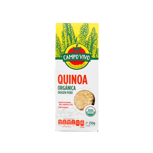 [7502236172511] Quinoa Orgánica 250 G Campo Vivo