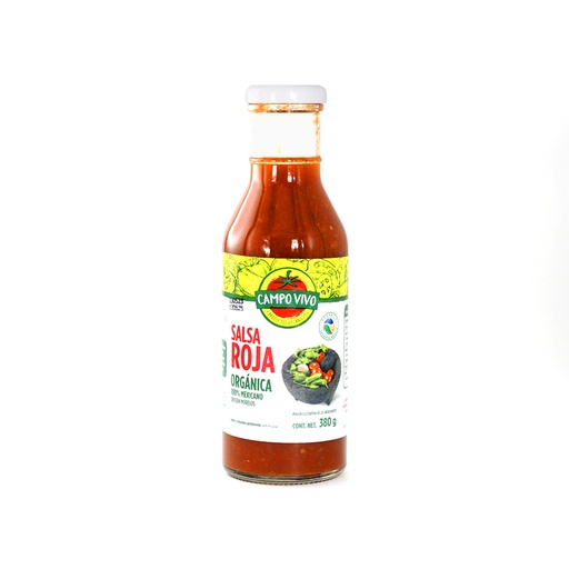 [7502236172016] Salsa Roja Orgánica 380 G Campo Vivo