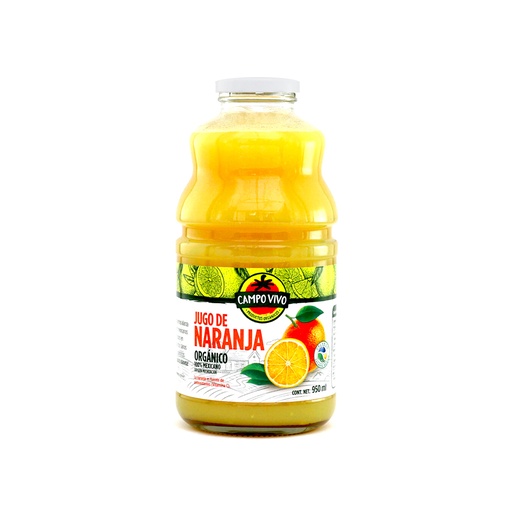 [7502236171330] Jugo naranja orgánico 950 ml Campo Vivo