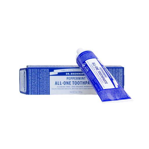 [018787500828] Pasta dental con hierbabuena 140 g Dr. Bronner’s