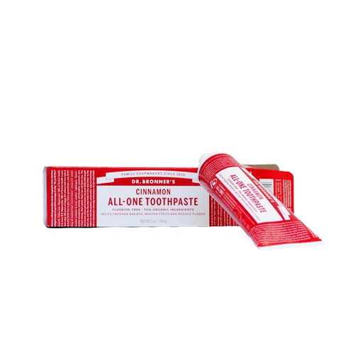 [018787500729] Pasta dental con canela Dr. Bronner’s