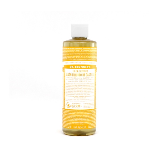 [018787505823] Jabón líquido de castilla cítrico 473 ml Dr.Bronner’s