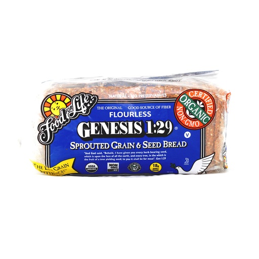 [073472001417] Pan cereales germinados genesis 680 g Ezekiel