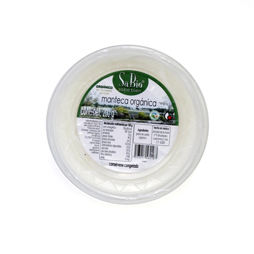 [7503017580167] Manteca de cerdo 200 g Sabio