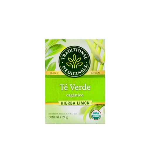 [032917001016] Té verde con hierba limón 24 g Traditional Medicinals