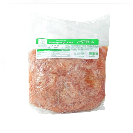 [23523] Filete natural de pavo 500 g Cocotla