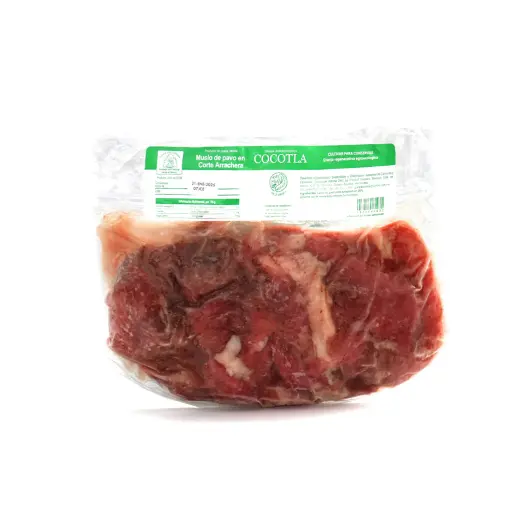 [1000065432] Muslo de pavo arrachera 500 g Cocotla