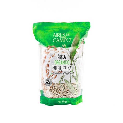 [7502219833491] Arroz blanco Morelos orgánico 1kg Aires de Campo