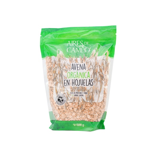 [7502219838809] Avena orgánica 500 g Aires de Campo