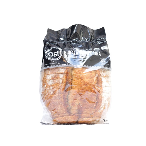 [7500326306396] Hogaza campesina integral rebanada 650 g Ost Gourmet