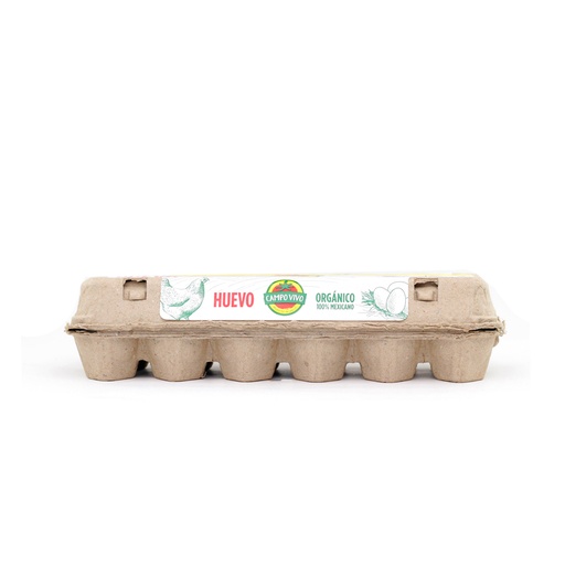 [7502236173099] Huevo blanco 12 pzas Campo Vivo