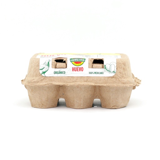 [7502236173105] Huevo blanco 6 pzas Campo Vivo