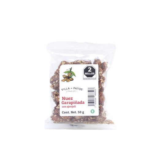 [7503026988503] Nuez garapiñada con ajonjolí 50 g Villa de Patos