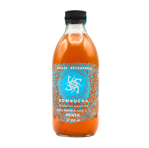 [737186865467] Vinagre de té (Kombucha) menta 355 ml La Semilla Colectivo