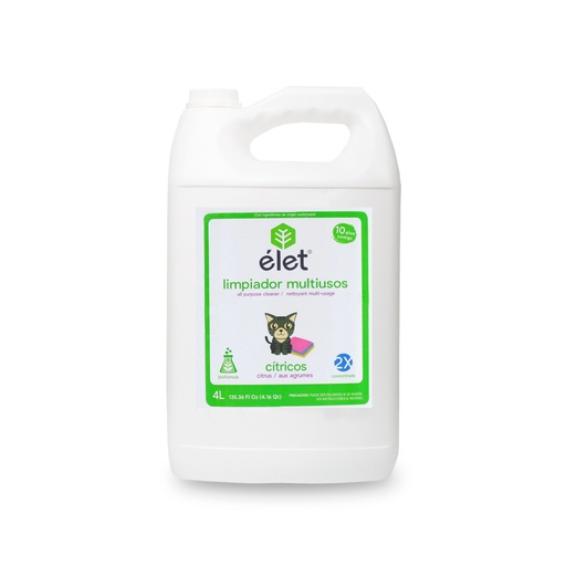 [7501021101002] Limpiador multiusos cítrico 4 L Elet