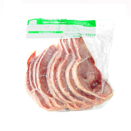 [1000065435] Muslo de pavo rebanado natural  kg Cocotla