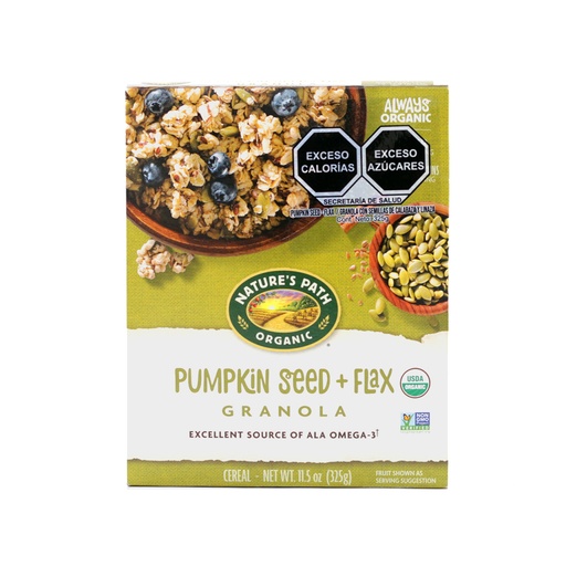 [058449890072] Granola pumpkin seed flax 325 g Nature´s Path