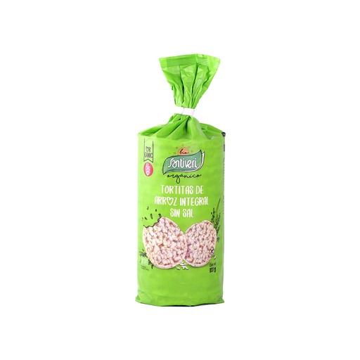 [8412170014602] Tortitas de arroz sin sal 130 g Santiveri