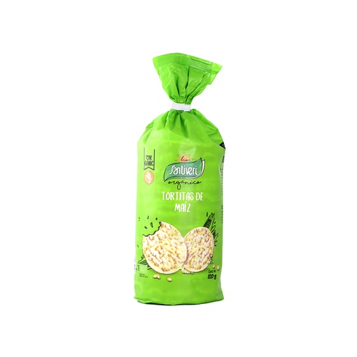 [8412170022553] Tortitas de maíz 130 g Santiveri