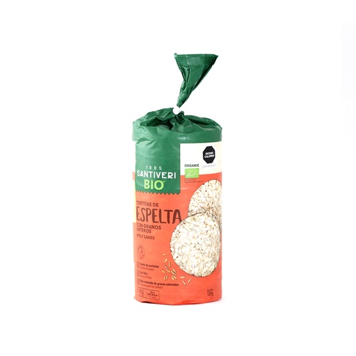 [8412170025011] Tortitas de espelta 100 g Santiveri
