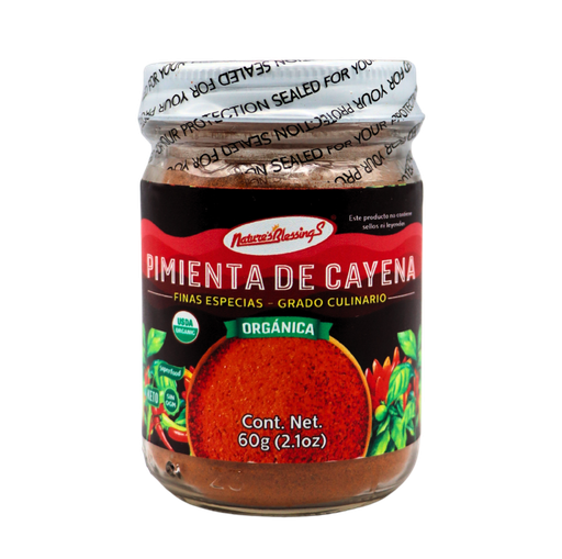 [7502280880196] Pimienta de Cayena 60 g Nature's Blessings Arc