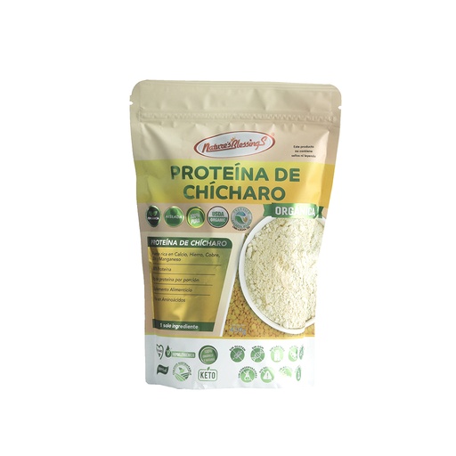 [7503012295035] Proteína aislada de chícharo amarillo 450 g Nature's Blessings
