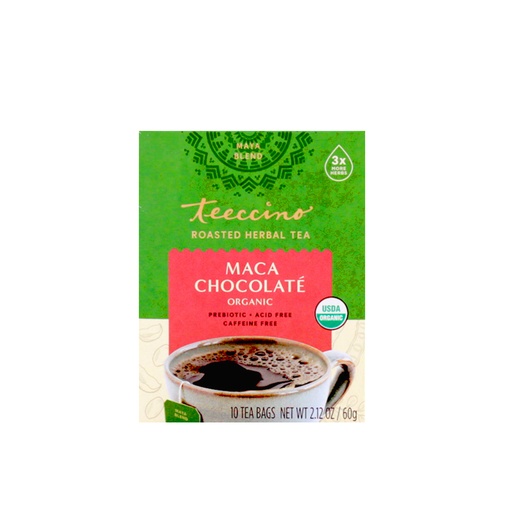 [795239401307] Té maca chocolate 10 sobres Teeccino