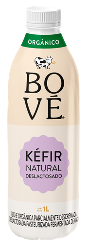 [7501639313354] Kéfir natural deslactosado orgánico 1 L Bové