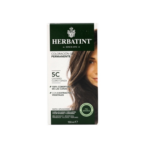 [8016744800341] Tinte 5C castaño claro ceniza 150 ml Herbatint