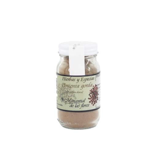 [7503020896354] Pimienta gorda molida ( allspice) 55g Manantial de la Flores