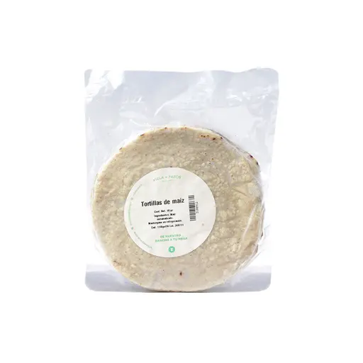 [3100839] Tortillas de maíz orgánico 10 pzas Villa de Patos