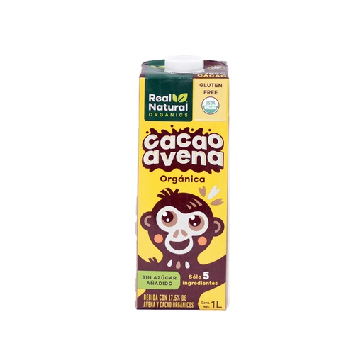 [7503024877441] Bebida de avena con cacao 1 L Real Natural