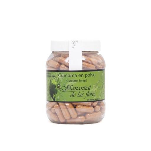 [7503020772900] Cúrcuma 250 cápsulas Manantial de las Flores