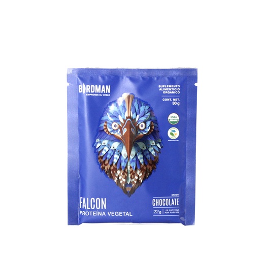 [7503025737027] Proteína vegetal chocolate sobre 30 g Falcon Birdman