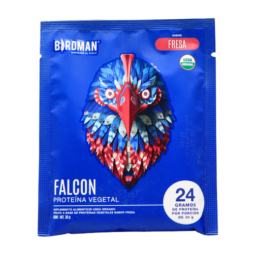 [7503025737690] Proteina vegetal fresa sobre 22g Falcon Bridman
