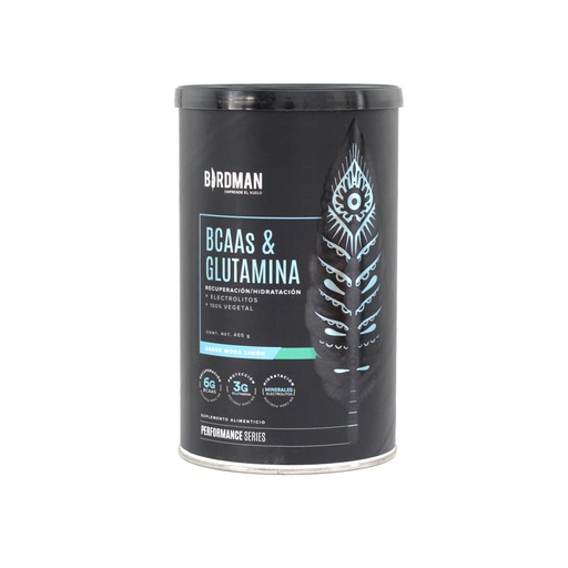 [7503025737591] BCAA y glutamina mora limón 405 g Birdman