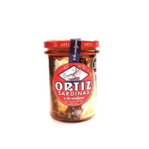 [8411320801000] Sardina en aceite de oliva 190 g Ortiz