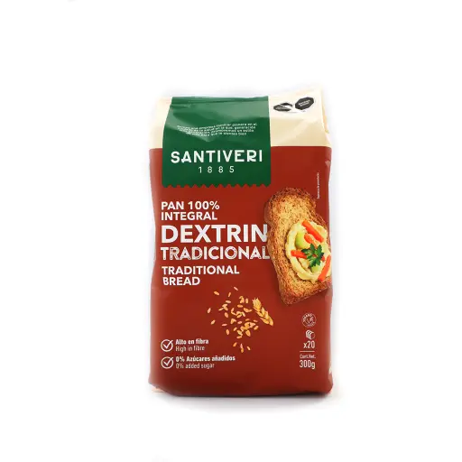 [8412170026896] Pan tostado Dextrin 300 g Santiveri