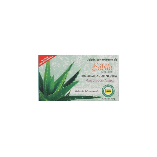 [7503011486540] Jabón García de Sábila 125g