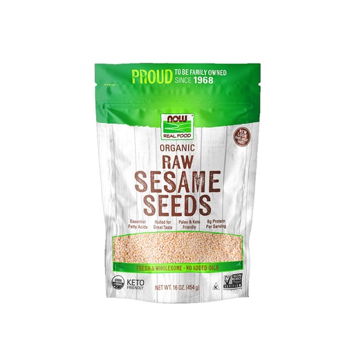 [733739070357] Semillas de sésamo 454 g Now Foods