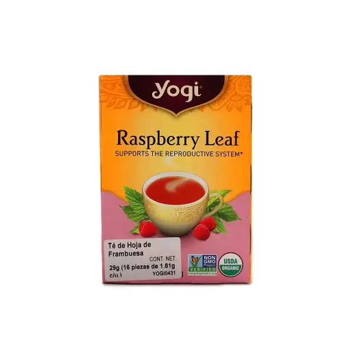 [076950450431] Infusión de hoja de frambuesa 29 g Yogi