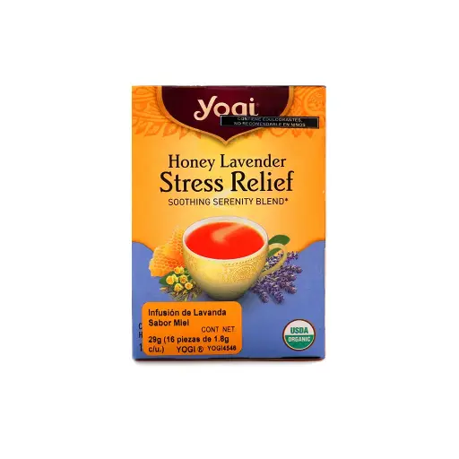 [076950204546] Té de lavanda con miel y mezcla de hierbas 29 g Yogi